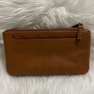 Brown Faux Leather Wallet